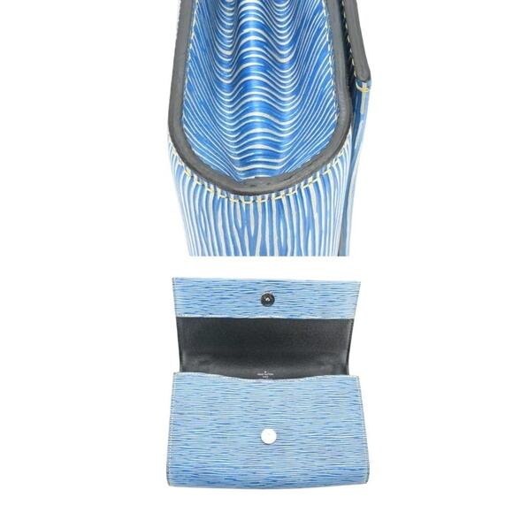 💎✨Lovely✨💎Authentic Louis Vuitton Clery Epi Denim Bag Blue - Picture 7 of 7